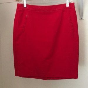 Red Loft straight skirt